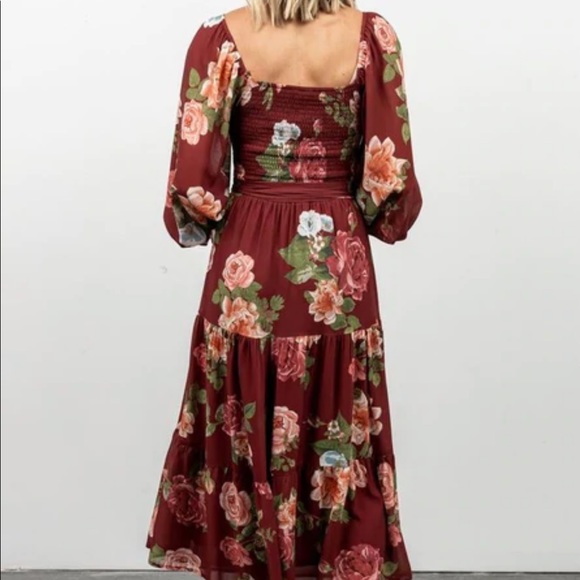 Baltic Born Tiered Midi Floral Vyn - Picture 3 of 8